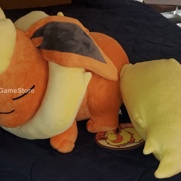 Pokemon Center Sleeping Sleeper Plush Eevee Doll Stuffed Toy Authentic Tags New - Picture 8 of 16